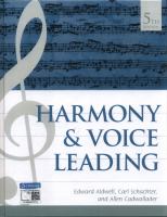 Harmony & voice leading /