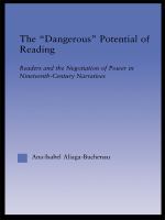 The "dangerous" potential of reading readers and the negotiation of power in nineteenth-century narratives /