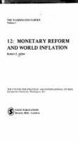 Monetary reform and world inflation /