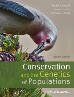 Conservation and the Genetics of Populations.