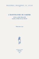 L'hantologie de Sartre : sur la spectralité dans l'être et le néant /