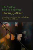 The call to radical theology /