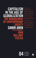 Capitalism in the Age of Globalization : The Management of Contemporary Society.