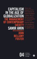 Capitalism in the age of globalization the management of contemporary society /