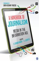 A Handbook of Journalism : Media in the Information Age.