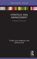 Strategic Risk Management : A Research Overview.
