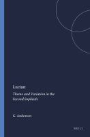 Lucian : theme and variation in the second sophistic /