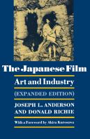 The Japanese Film : Art and Industry - Expanded Edition /