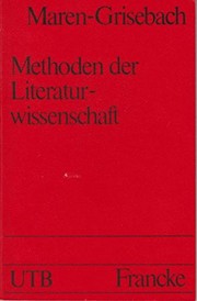 Methoden der Literaturwissenschaft /
