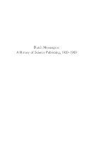 Dutch messengers a history of science publishing, 1930-1980 /