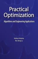 Practical Optimization Algorithms and Engineering Applications /