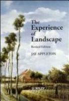 The experience of landscape /