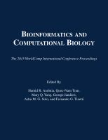 Bioinformatics and Computational Biology.