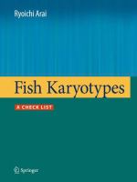 Fish Karyotypes A Check List /