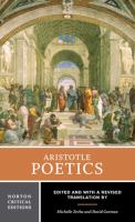 Aristotle's poetics : the James Hutton translation : ancient contexts, interpretations /