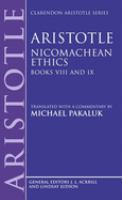 Nicomachean ethics.