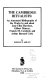 The Cambridge ritualists : an annotated bibliography of the works by and about Jane Ellen Harrison, Gilbert Murray, Francis M. Cornford, and Arthur Bernard Cook /