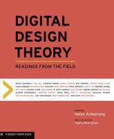 Digital Design Theory : Readings from the Field.