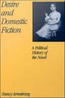 Desire and Domestic Fiction : A Political History of the Novel.