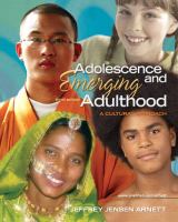 Adolescence and emerging adulthood : a cultural approach /