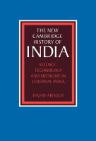 Science, technology, and medicine in colonial India /