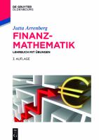 Finanzmathematik Lehrbuch mit Übungen /