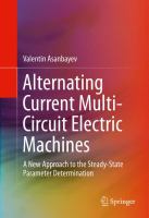 Alternating Current Multi-Circuit Electric Machines A New Approach to the Steady-State Parameter Determination /