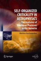 Self-Organized Criticality in Astrophysics The Statistics of Nonlinear Processes in the Universe /