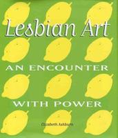 Lesbian art : an encounter with power /