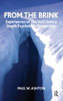 From the brink experiences of the void from a depth psychology perspective /