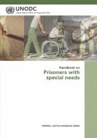 Handbook on prisoners with special needs /