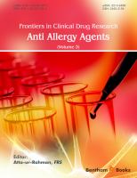 Frontiers in Clinical Drug Research - Anti-Allergy Agents.
