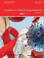 Frontiers in Clinical Drug Research - HIV; Volume 3.