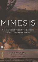 Mimesis : The Representation of Reality in Western Literature - New and Expanded Edition /