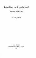 Rebellion or revolution? : England, 1640-1660 /