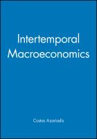 Intertemporal macroeconomics /