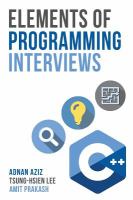 Elements of programming interviews /