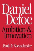 Daniel Defoe : ambition & innovation /