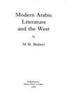 Modern Arabic literature and the West /