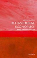 Behavioural economics : a very short introduction /