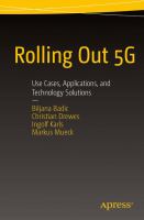 Rolling Out 5G : Use Cases, Applications, and Technology Solutions.