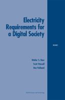 Electricity requirements for a digital society