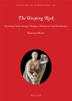 The weeping rock : revisiting Niobe through Paragone, Pathosformel and Petrification /