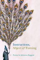 Instructions, abject & fuming poems /