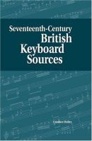 Seventeenth-century British keyboard sources /