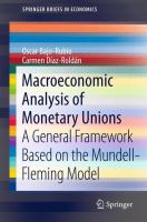 Macroeconomic Analysis of Monetary Unions A General Framework Based on the Mundell-Fleming Model /