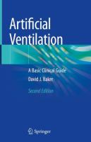 Artificial Ventilation A Basic Clinical Guide /