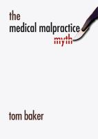 The medical malpractice myth