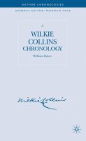 A Wilkie Collins chronology /