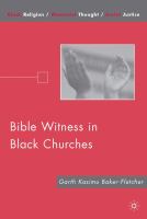 Bible Witness in Black Churches.